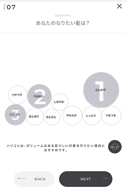 メデュラ髪質診断